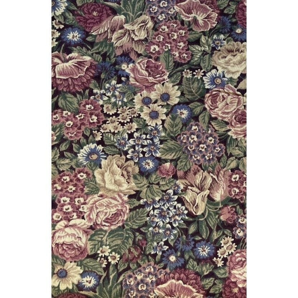 3.38 Yards Springs Industries, Inc. Floral‎ Fabric 100% Cotton